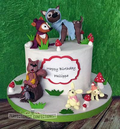 Philippa - Woodland Birthday Cake - Cake by Niamh Geraghty, Perfectionist Confectionist