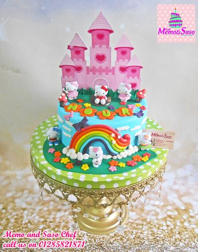 kitty palace cake 🏰 - Cake by Mero Wageeh