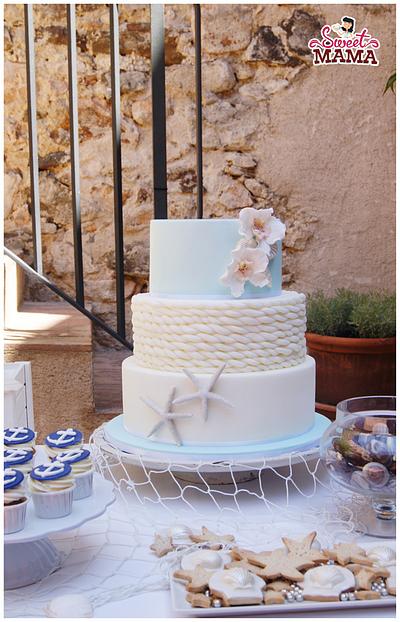 Nautical Wedding Cake - Cake by Soraya Sweetmama