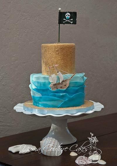 Pirate Baby Shower cake - Cake by Jamie Hoffman
