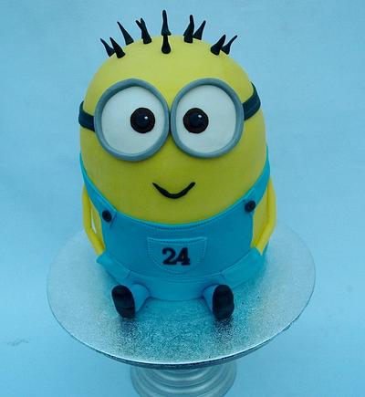 Minion for our chrismas birthdayboy ;) - Cake by Monique Snoeren