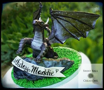 Dragon Topper - Cake by Shiny Ball Cakes & Creations (Rose)
