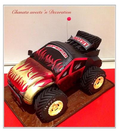 Monster truck cake - Cake by Chanatasweets