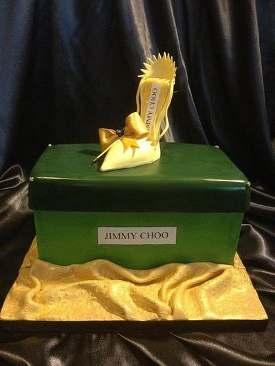 Jimmy Choo sugar shoe cake - Cake by Debbie @ Lets Party 4 u Cake Design