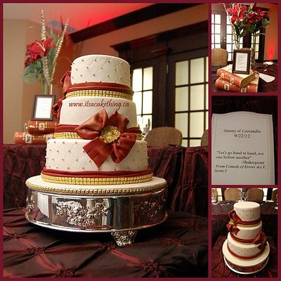 Regal Wedding Cake - Cake by It's a Cake Thing 