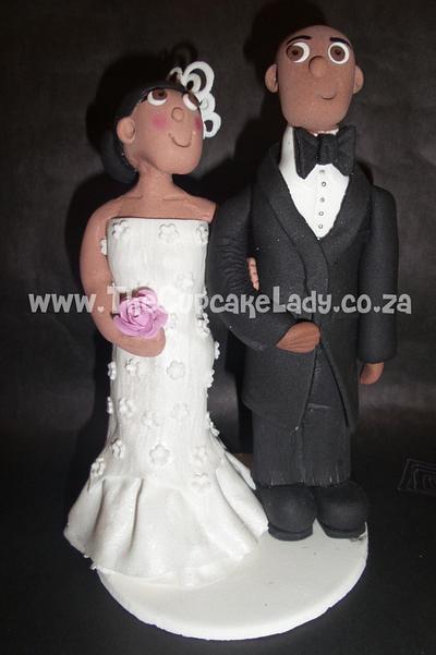 Custom Wedding Cake Topper - Cake by Angel, The Cupcake Lady
