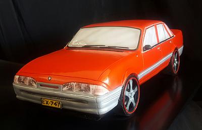 Aussie car VL Commodore - Cake by Paul Delaney of Delaneys cakes