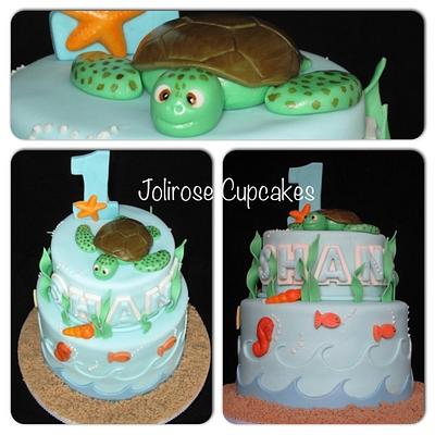 Sea turtle cake - Cake by Jolirose Cake Shop