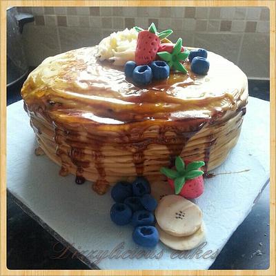 pancake cake - Cake by Dizzylicious