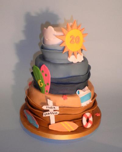 Wave cake - Cake by Torta Express 