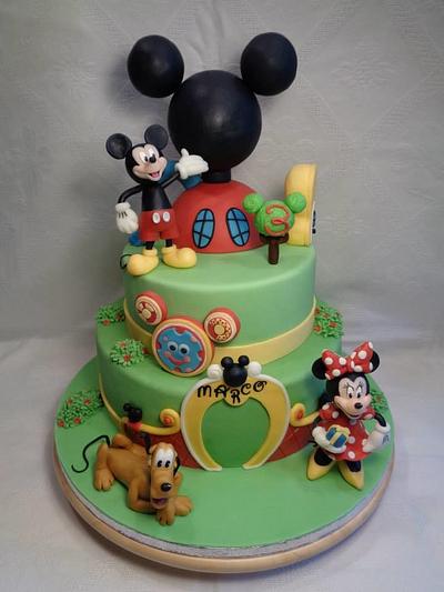 Mickey Mouse Clubhouse - Cake by silviacucinelli
