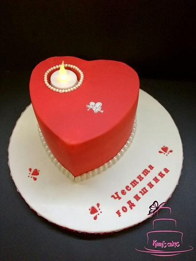 Cake "Happy Anniversary" - Cake by KamiSpasova