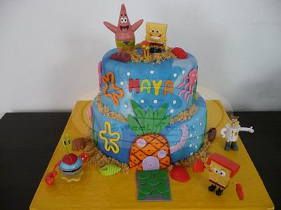 spongbob cake - Cake by maha