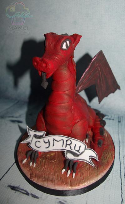 Welsh Dragon - Cake by mamgi