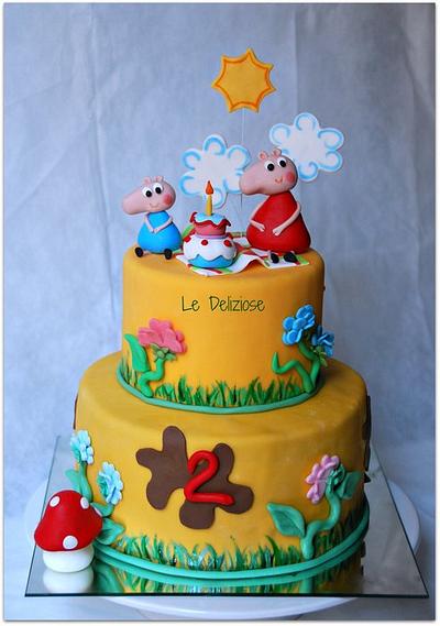 Peppa pig cake - Cake by LeDeliziose