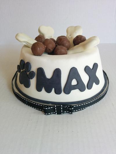 dog dish grooms cake - Cake by Cake That Bakery