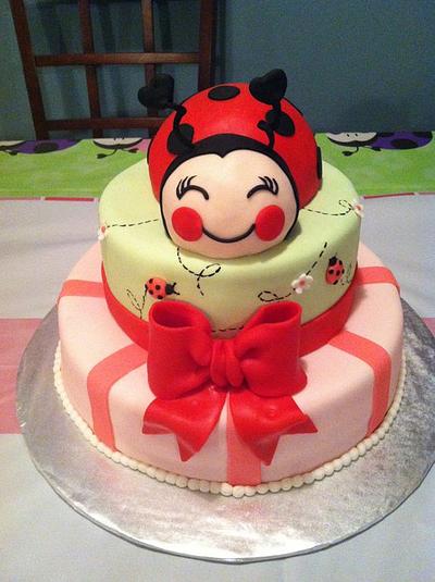 Cute Lady Bug Cake - Cake by Marlene