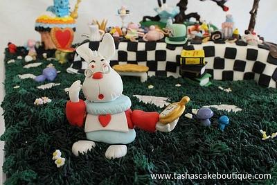 White Rabbit - Alice in Wonderland - Cake by Tasha's Cake Boutique