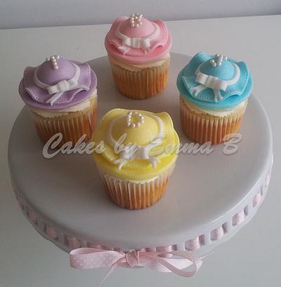 Ascot Hat Cupcakes - Cake by CakesByEmmaB