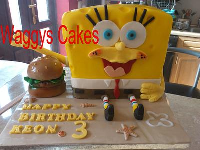 Sponge bob Sponge cake - Cake by Deborah Wagstaff