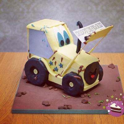 Digger cake - Cake by KS Cake Design