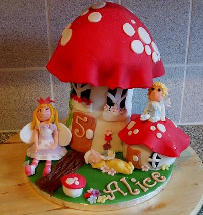 Fairy Village Cake - Cake by Lynn