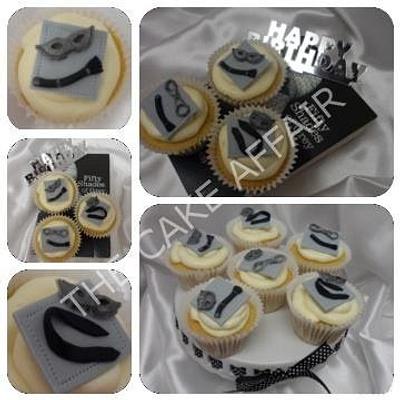 50 Shades of grey cupcakes - Cake by Pauline flash