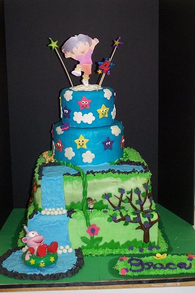 Dora The Explorer - Cake by Denise