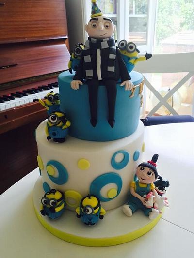 Despicable Me  - Cake by The Skylark Bakery