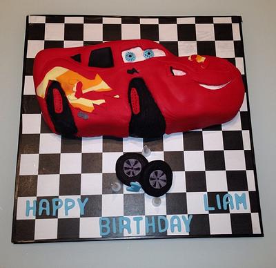Lightning McQueen Cars Cake - Cake by Lauren
