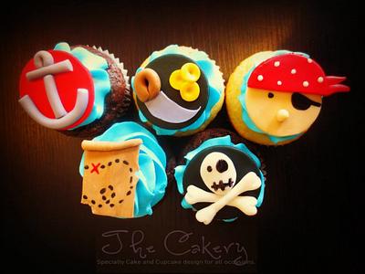 Pirate Cupcakes - Cake by The Cakery 