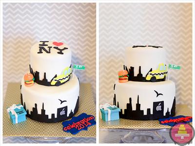 New York Theme cake - Cake by Radhika Bhasin