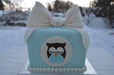 Baby Owl - Cake by ilovebc2