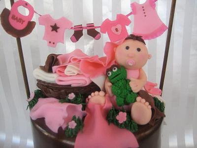 Mischievous Baby!! - Cake by Molly Steffens