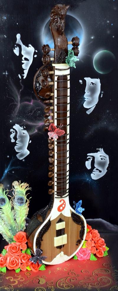 Beatles Sitar  - Cake by Kevin Martin