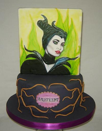 Maleficent Portrait - Cake by Dulces Memorias