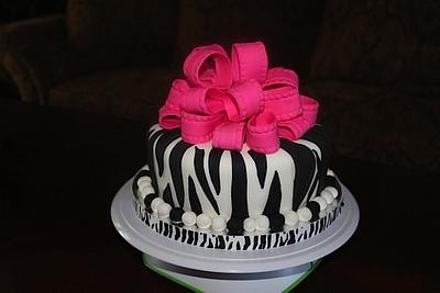 Zebra cake - Cake by Deb