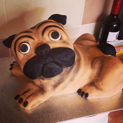 Pug Cake - Cake by Treaclex