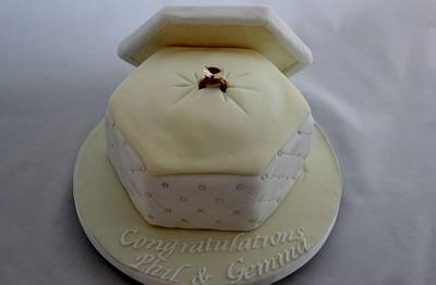 Engagement Ring Cake - Cake by Helen Campbell