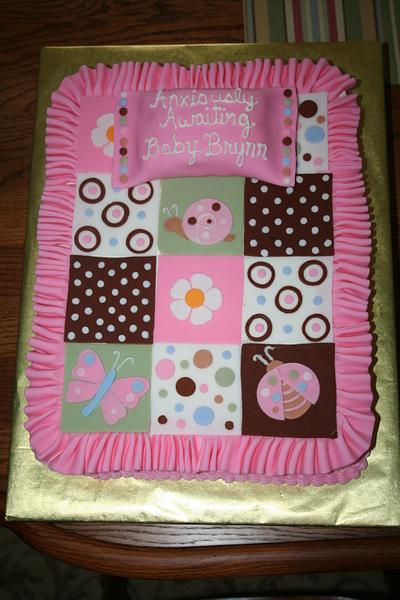 Baby Shower Quilt Cake - Cake by Laura Willey