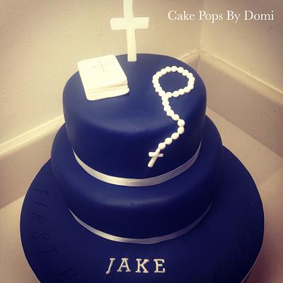 Confirmation cake - Cake by Domi @ CakePopsByDomi