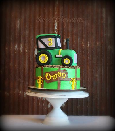 Tractor Cake - Cake by SweetBlessings