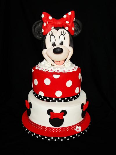 Minnie!! - Cake by fitzy13