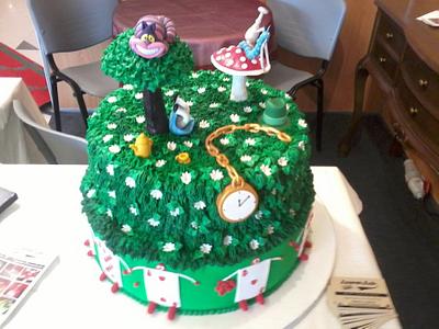Alice in wonderland theme cake - Cake by AçúcarArte Cake Design