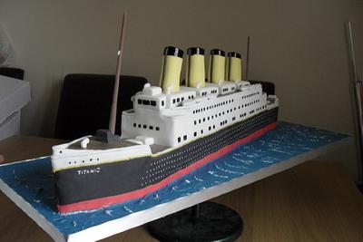 Titanic Birthday Cake - Cake by David Mason