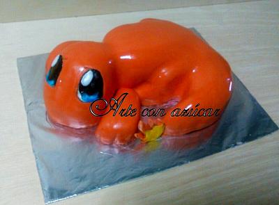 Pokemon Charmander cake  - Cake by gabyarteconazucar