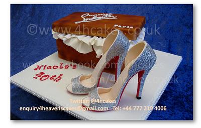 Nicola's Obsession - Designer Shoe Cake - Cake by 4hcakes