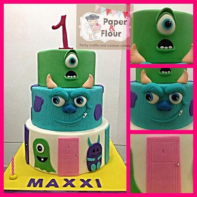 Monsters Inc. Cake - Cake by Paperandflour