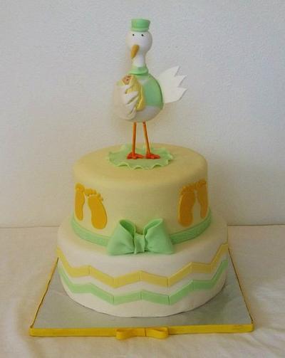 Gender Neutral Baby shower cake  - Cake by bocadulce