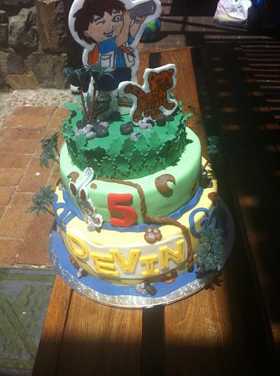 Diego on a adventure - Cake by CakeIndulgence